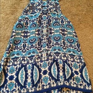 Beautiful blue floral halter top